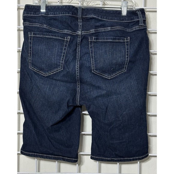 Disney Princess Bermuda Denim Dark Wash Mid Rise Jean Shorts Ariel Size‎ 12 - Picture 3 of 8